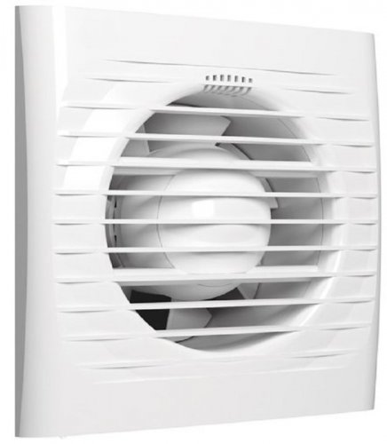 Вентилятор осевой Era Optima 5 D125 с обратным клапаном белый картинка
